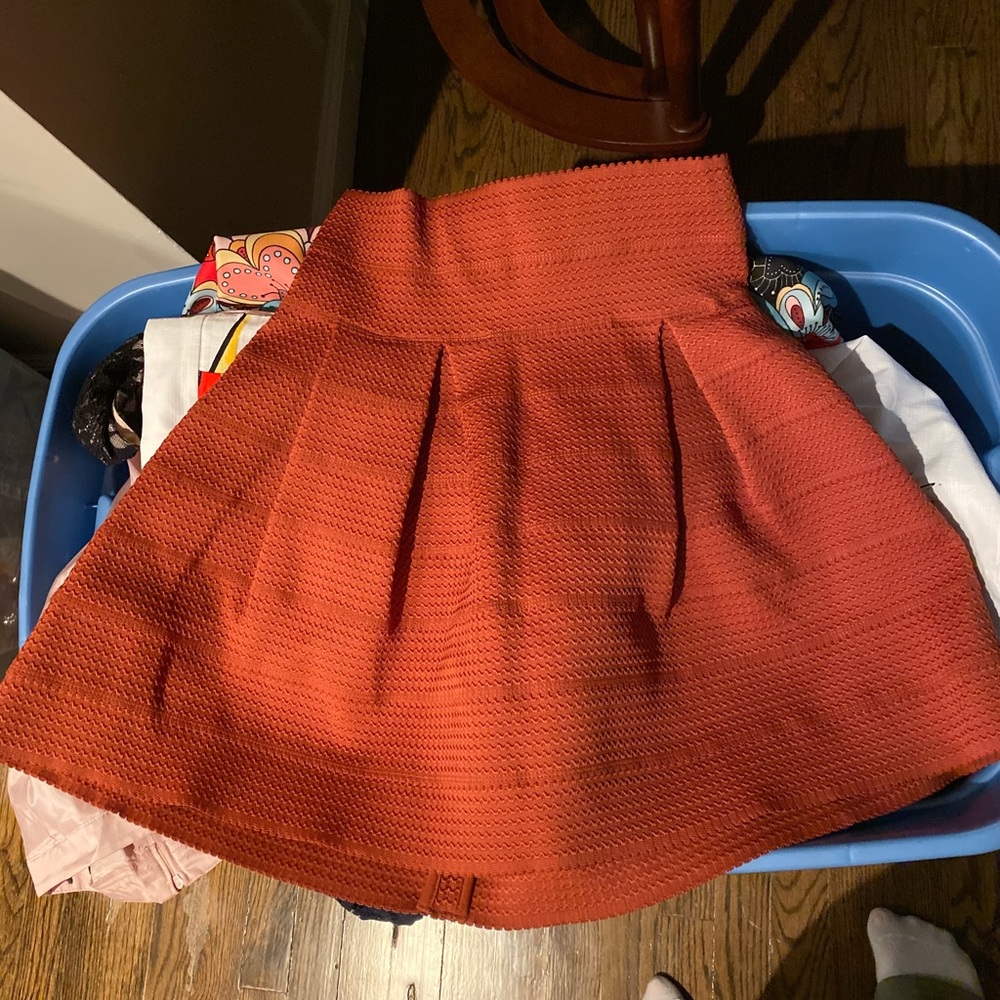 high waist skirt